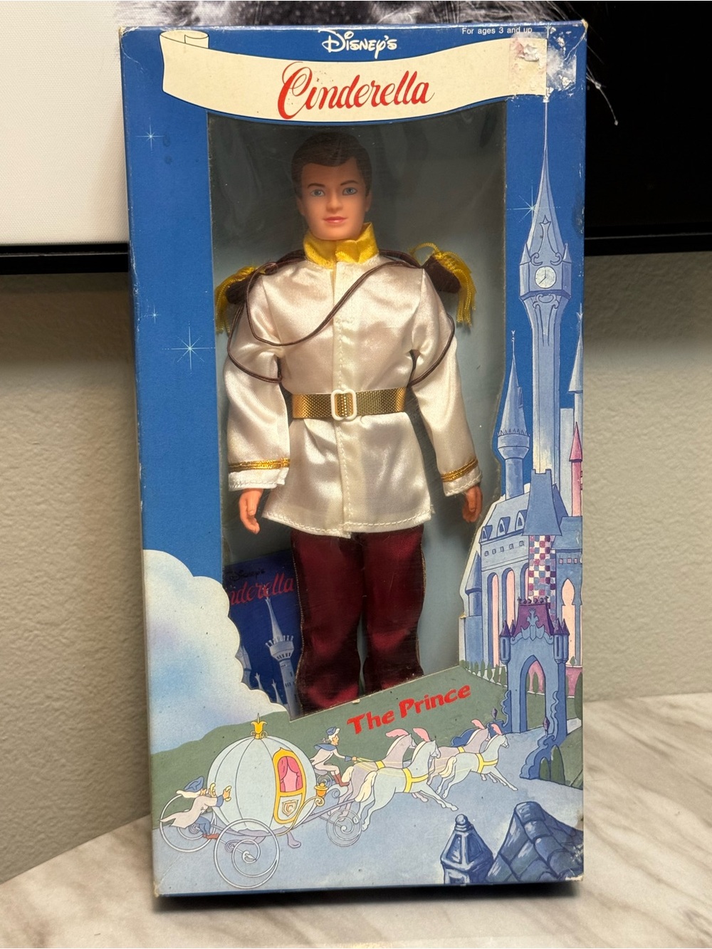Bikin Disney’s Cinderella Princess Charming Vintage in box
